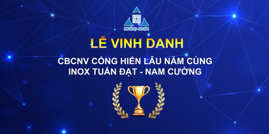 Banner vinh danh inox tuan dat nam cuong