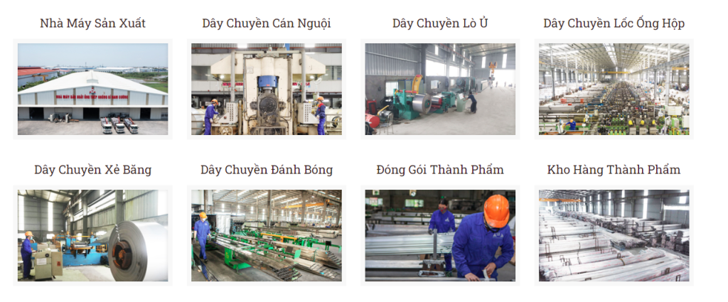 quy trinh san xuat inox tuan dat nam cuong